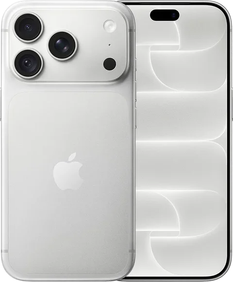 Apple iPhone 18 Pro in Silber, Vorder- und Rückseite